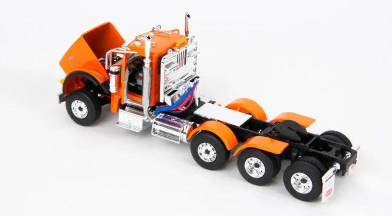 Load image into Gallery viewer, PETERBILT - 1/50 - MODEL 367 DAY CAB ORANGE & TALBERT 55SA