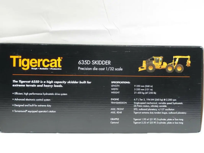 Load image into Gallery viewer, TIGERCAT - 1/32 - 635D SKIDDER - DIECAST | SCALE | FORESTRY