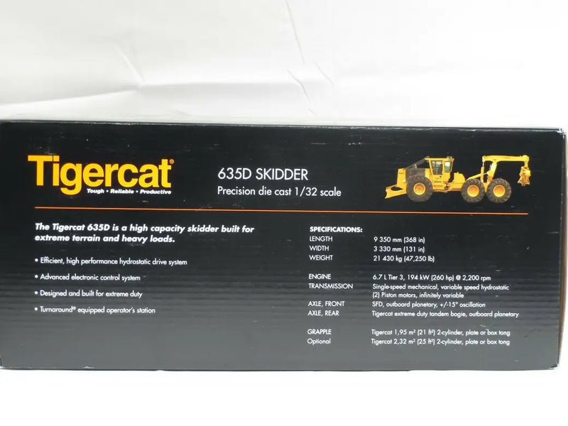 Load image into Gallery viewer, TIGERCAT - 1/32 - 635D SKIDDER - DIECAST | SCALE | FORESTRY
