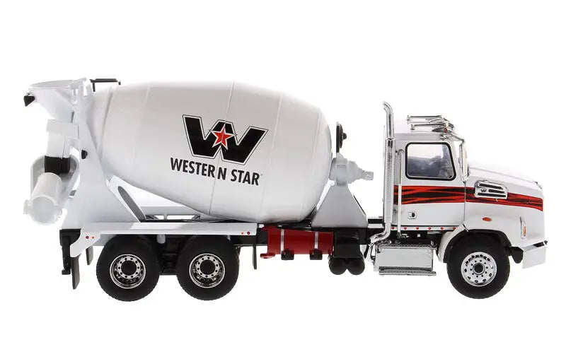 Load image into Gallery viewer, WESTERN STAR - 1/50 - 4700 SB CONCRETE MIXER WHITE CAB &