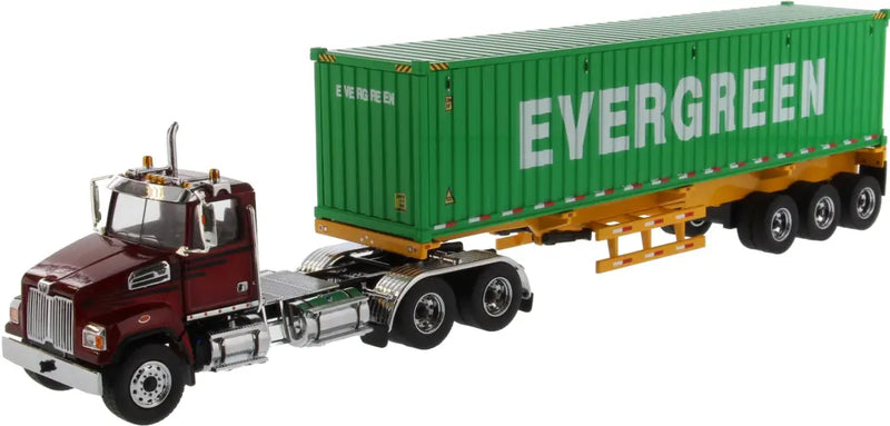 Load image into Gallery viewer, WESTERN STAR - 1/50 - 4700 SB DAY CAB IN METALLIC RED