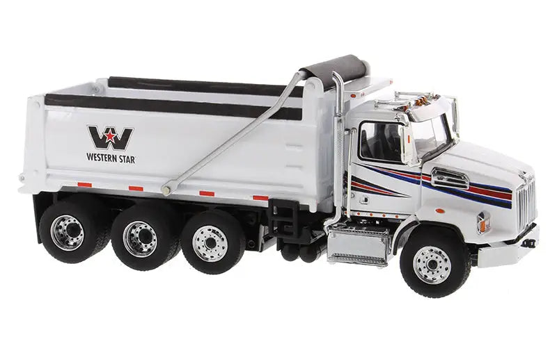 Chargez l'image dans la visionneuse de la galerie, WESTERN STAR - 1/50 - 4700 SB DUMP TRUCK WHITE CAB AND BODY