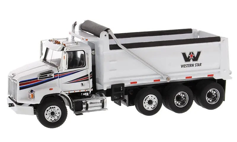 Chargez l'image dans la visionneuse de la galerie, WESTERN STAR - 1/50 - 4700 SB DUMP TRUCK WHITE CAB AND BODY