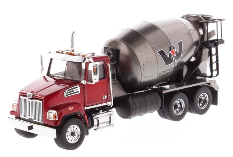 Load image into Gallery viewer, WESTERN STAR - 1/50 - 4700 SF CONCRETE MIXER RED CAB