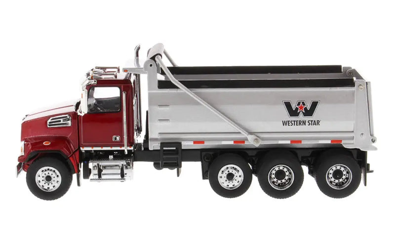 Chargez l'image dans la visionneuse de la galerie, WESTERN STAR - 1/50 - 4700 SF DUMP TRUCK RED CAB
