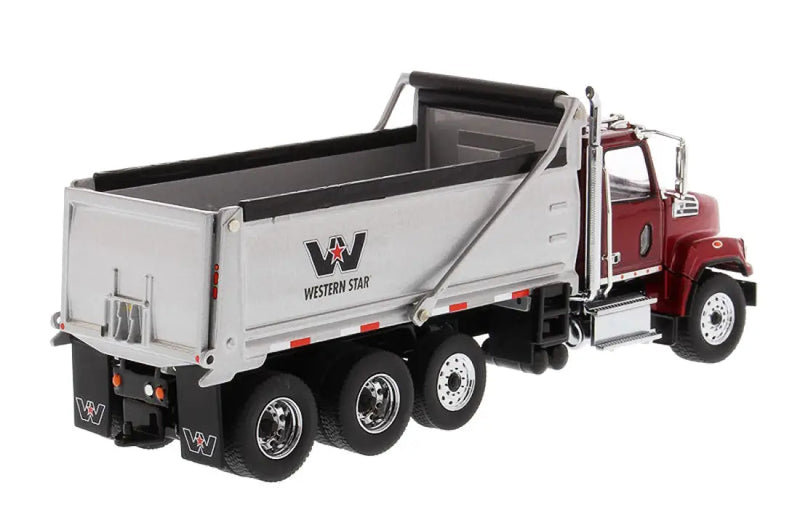 Chargez l'image dans la visionneuse de la galerie, WESTERN STAR - 1/50 - 4700 SF DUMP TRUCK RED CAB