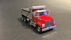 1/50 - Western Star 4700 Sf (red) 12 Wheelers Dump Truck