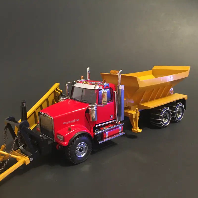 Load image into Gallery viewer, WESTERN STAR - 1/50 - WESTERN STAR 4900 (RED) SNOW EQUIPPED