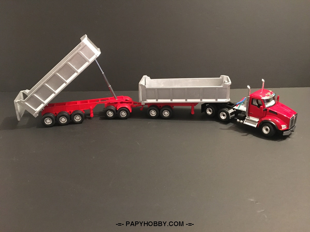 1 50 scale dump truck hot sale and trailer