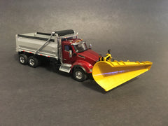 1/50 - Kenworth T880 Daycab (ruby Red) - Front Snowplow & Dumpbox