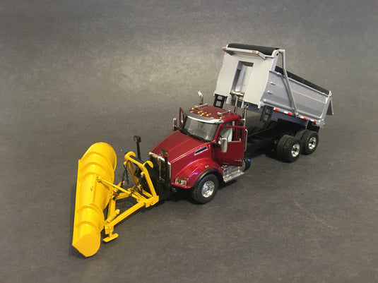 1/50 - Kenworth T880 Daycab (Ruby Red) Front Snowplow &