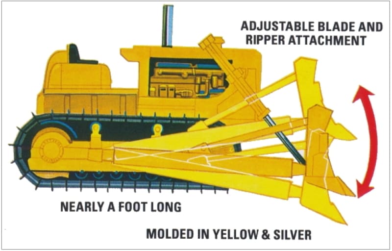 Load image into Gallery viewer, AMT 1086 CONSTRUCTION BULLDOZER MODEL KIT - SCALE | DOZER
