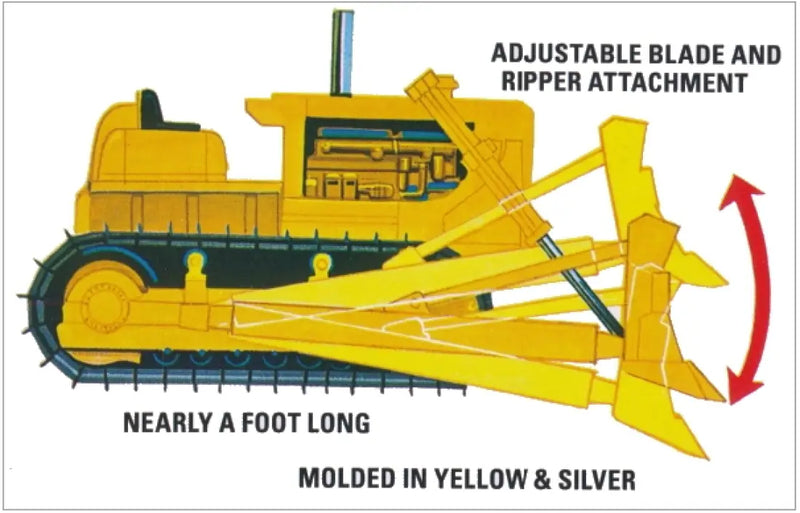 Chargez l&#39;image dans la visionneuse de la galerie, AMT - AMT 1086 CONSTRUCTION BULLDOZER MODEL KIT - SCALE
