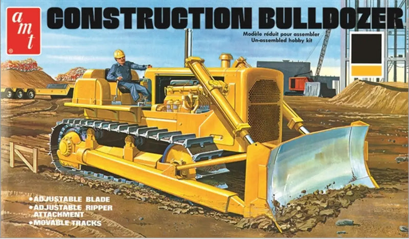 Chargez l&#39;image dans la visionneuse de la galerie, AMT - AMT 1086 CONSTRUCTION BULLDOZER MODEL KIT - SCALE
