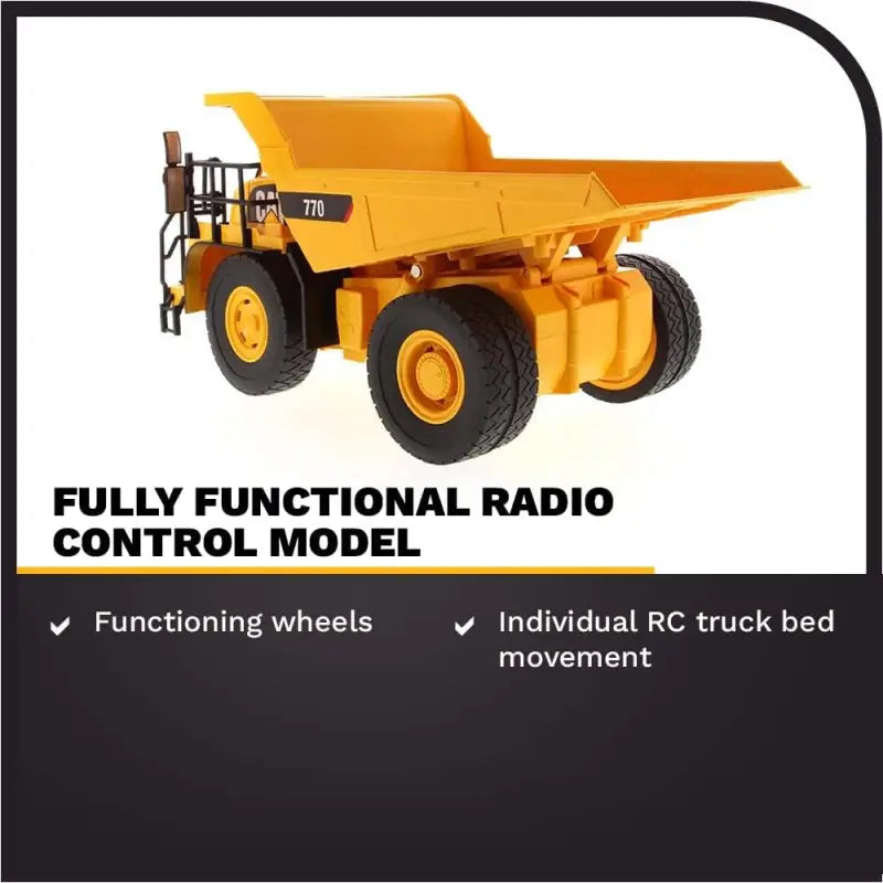 Chargez l&#39;image dans la visionneuse de la galerie, CAT - 1/24 - 770 – MINING TRUCK - REMOTE CONTROL | SCALE

