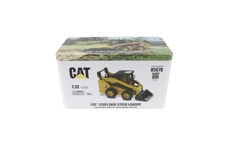 Load image into Gallery viewer, CAT - 1/32 - 272D3 SKID STEER LOADER W/ ACCESSORIES
