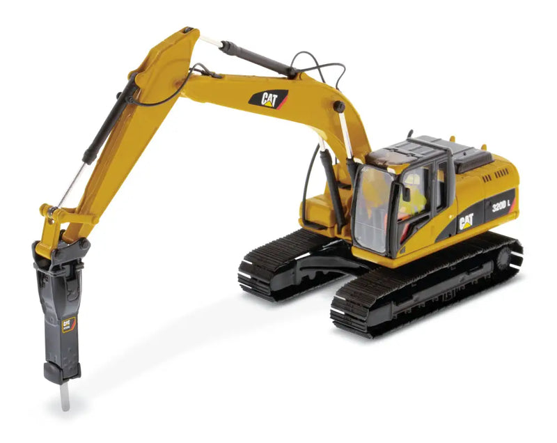 Load image into Gallery viewer, CAT - 1/50 - 320D L HYDRAULIC EXCAVATOR WITH HAMMER
