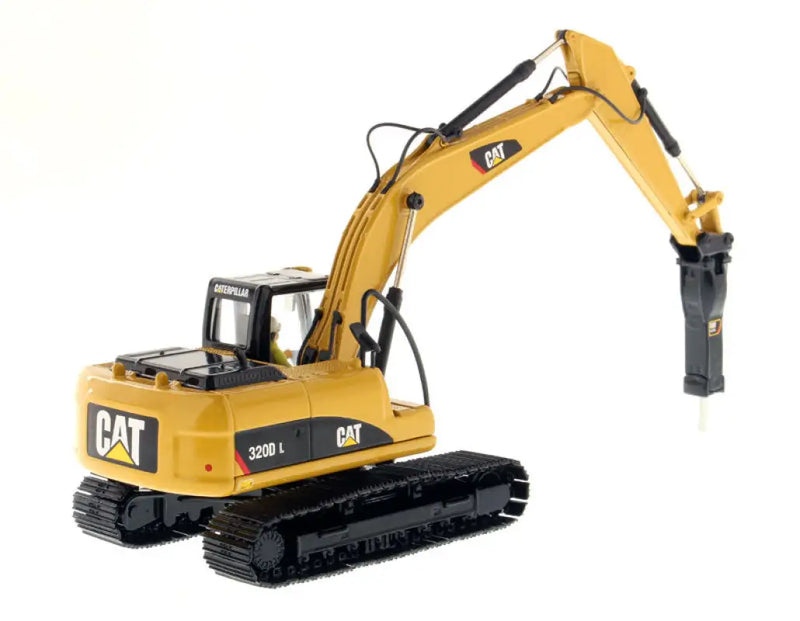 Load image into Gallery viewer, CAT - 1/50 - 320D L HYDRAULIC EXCAVATOR WITH HAMMER
