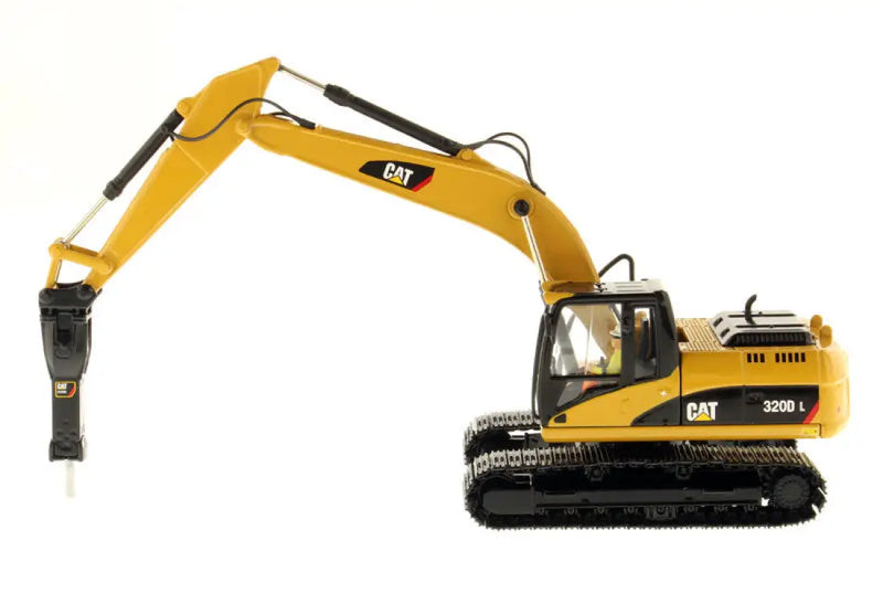 Load image into Gallery viewer, CAT - 1/50 - 320D L HYDRAULIC EXCAVATOR WITH HAMMER
