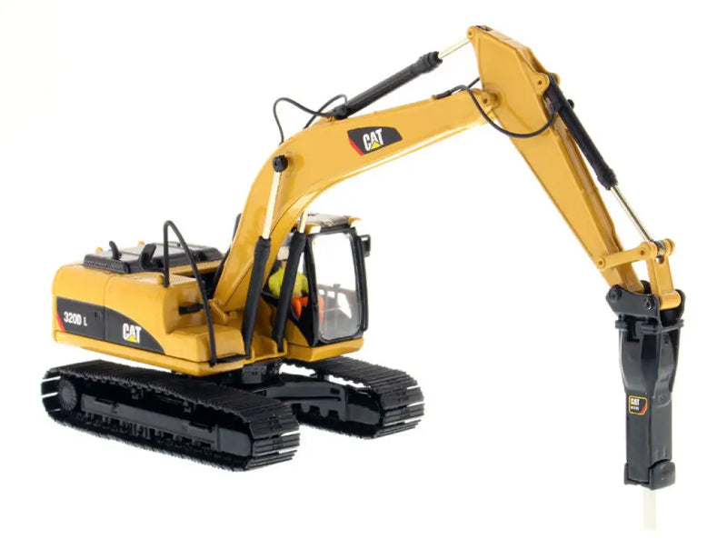 Load image into Gallery viewer, CAT - 1/50 - 320D L HYDRAULIC EXCAVATOR WITH HAMMER
