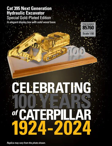 CAT - 1/50 - 395 HYDRAULIC EXCAVATOR NEXT GEN - 24K GOLD