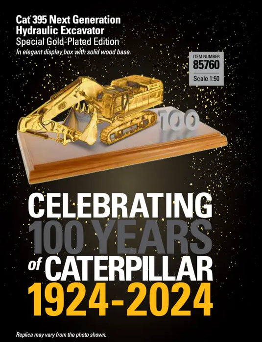 CAT - 1/50 - 395 HYDRAULIC EXCAVATOR NEXT GEN - 24K GOLD