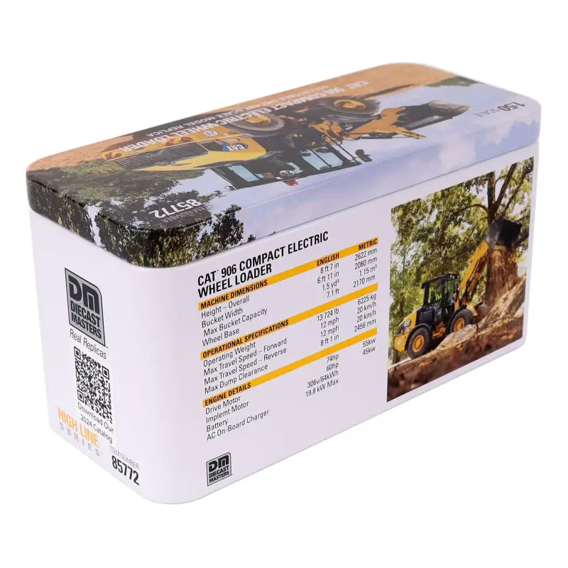 Chargez l&#39;image dans la visionneuse de la galerie, CAT - 1/50 - 906 WHEEL LOADER - ELECTRIC VERSION - DIECAST
