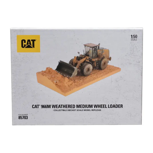 CAT - 1/50 - 966M WEATHERED WHEEL LOADER - DIECAST | SCALE