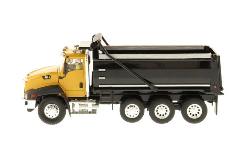 Load image into Gallery viewer, CAT - 1/50 - CT660 DUMP TRUCK - YELLOW CAB/BLACK - DIECAST
