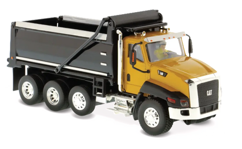 CAT - 1/50 - CT660 DUMP TRUCK - YELLOW CAB/BLACK - DIECAST