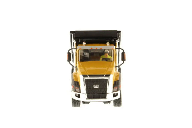 Load image into Gallery viewer, CAT - 1/50 - CT660 DUMP TRUCK - YELLOW CAB/BLACK - DIECAST
