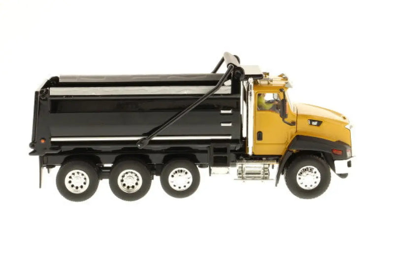 Load image into Gallery viewer, CAT - 1/50 - CT660 DUMP TRUCK - YELLOW CAB/BLACK - DIECAST
