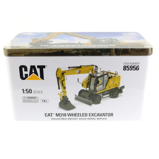 CAT - 1/50 - M318 WHEELED EXCAVATOR - DIECAST | SCALE