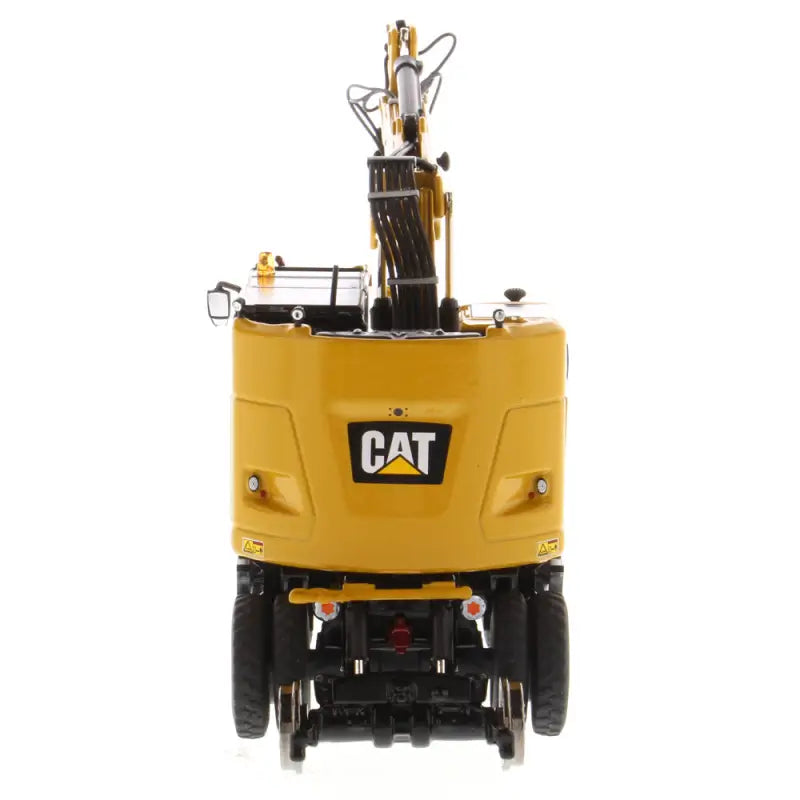 Chargez l&#39;image dans la visionneuse de la galerie, CAT - 1/50 - M323F RAILROAD WHEELED EXCAVATOR CAT YELLOW
