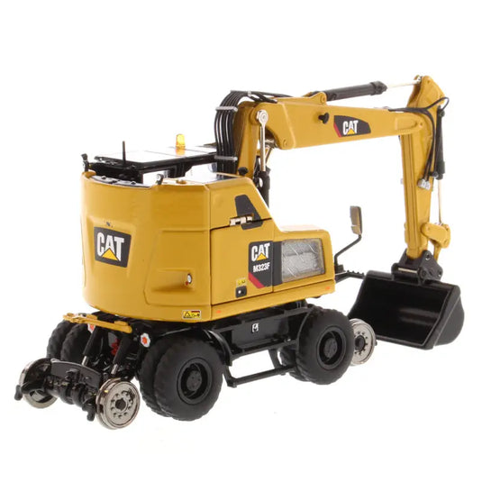 CAT - 1/50 - M323F RAILROAD WHEELED EXCAVATOR CAT YELLOW