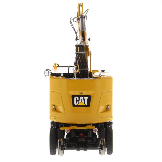 CAT - 1/50 - M323F RAILROAD WHEELED EXCAVATOR CAT YELLOW