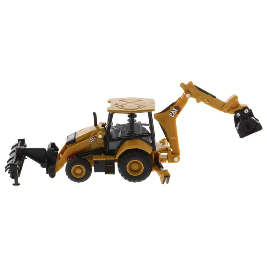 CAT - 1/64 - 420 XE BACKHOE LOADER WITH 4 ADDITIONAL TOOLS