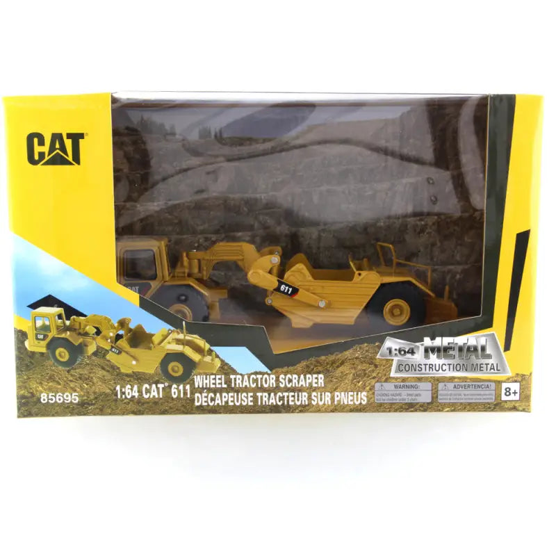 Load image into Gallery viewer, CAT - 1/64 - 611 WHEEL TRACTOR SCRAPER - DIECAST | SCALE
