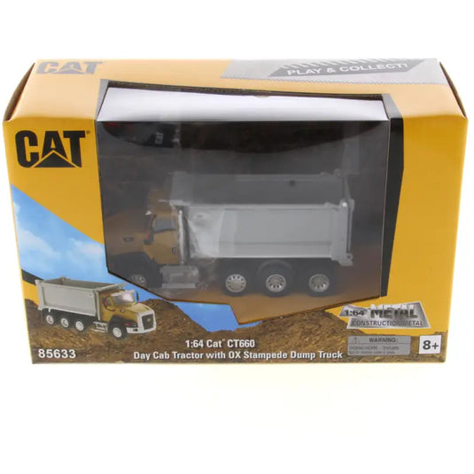 CAT - 1/64 - CT 660 OX STAMPEDE DUMP-TRUCK - DIECAST