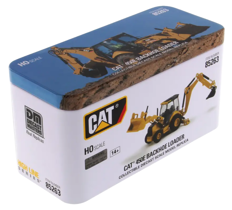 Load image into Gallery viewer, CAT - 1/87 - 450E BACKHOE LOADER - DIECAST | SCALE | HO
