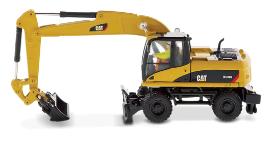 CAT - 1/87 - M318D WHEELED EXCAVATOR - DIECAST | SCALE | HO