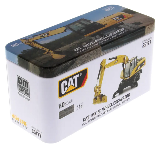 CAT - 1/87 - M318D WHEELED EXCAVATOR - DIECAST | SCALE | HO