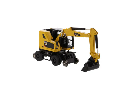 CAT - 1/87 - M323F RAILROAD WHEELED EXCAVATOR SAFETY YELLOW