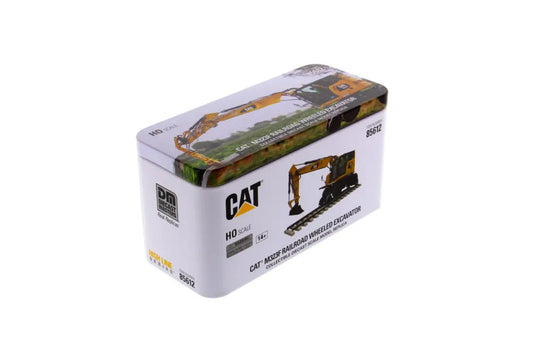 CAT - 1/87 - M323F RAILROAD WHEELED EXCAVATOR SAFETY YELLOW
