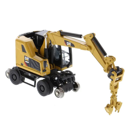 CAT - 1/87 - M323F RAILROAD WHEELED EXCAVATOR CAT YELLOW