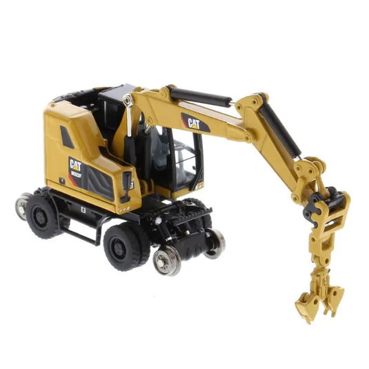 CAT - 1/87 - M323F RAILROAD WHEELED EXCAVATOR CAT YELLOW