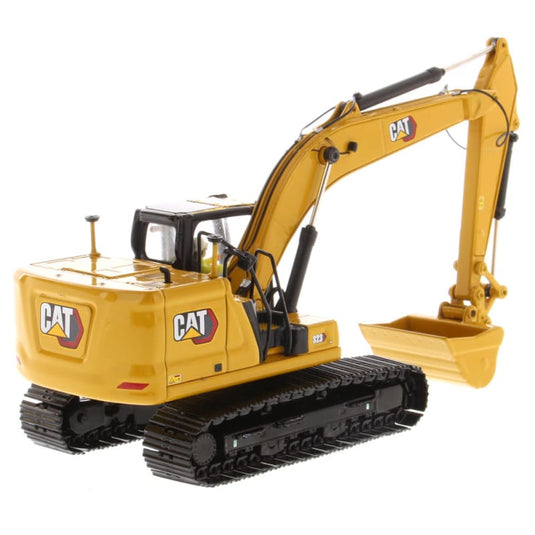 1/50 - 323 Hydraulic Excavator w 4 new work-tools DIECAST