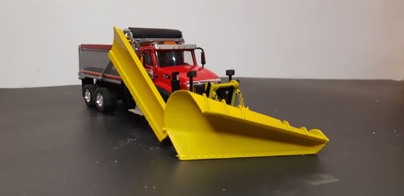 Load image into Gallery viewer, 1/50 - CAT 660 (Red) 10 Wheelers Snow Equipped DIECAST
