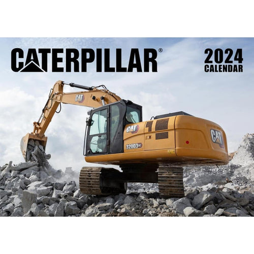 2024 Caterpillar 12 Month 17in x 12in Calendar - TOOLS