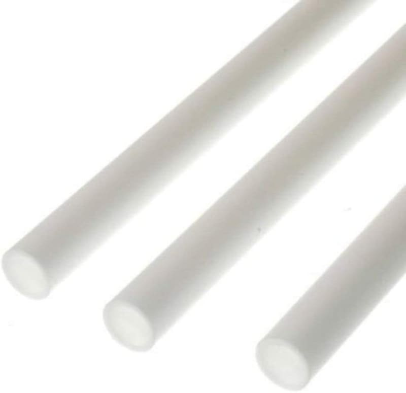 Load image into Gallery viewer, .218’ (7/32’) 5.5 mm WHITE STYRENE TUBING EVERGREEN 227
